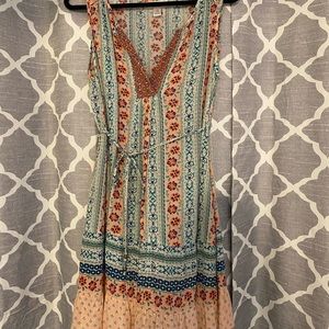Boho maternity dress